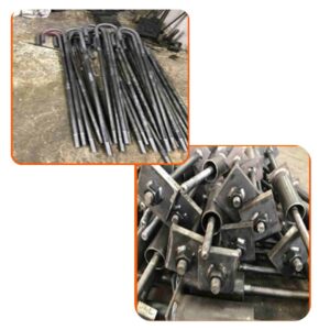 PERNO ANCLAJE TIPO "J" TIPO "L", RECTOS ACERO ASTM A36, 1020, A307, F1554, NEGROS, GALV